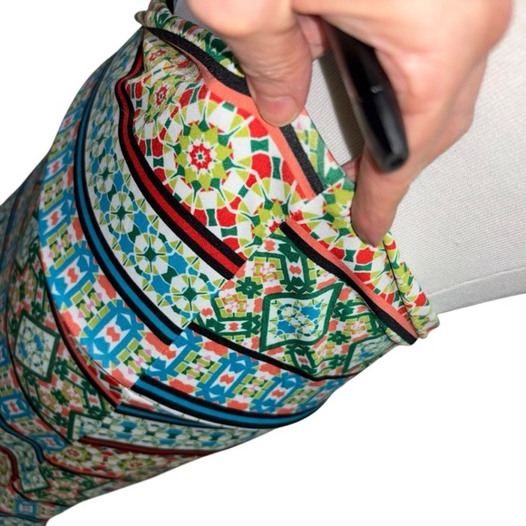 Lularoe Women's S Small Maxi Skirt Elastic Waist Band Boho Batik Print Stretchy - Picture 3 of 5